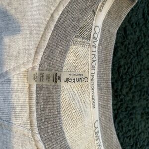 Calvin Klein Performance Gray Block Pattern Sweatshirt